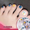 Mysterious Cat Eye Feet Nail Patch with Jelly Gum(24PCS) - Yousweety