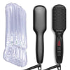 Portable Hair Straightener Brush Styling Iron Smoothing Comb