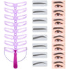 Reusable Eyebrow Shaper Brow Stamp Template