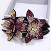 Rhinestone Flower Hair Claw - Yousweety