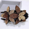 Rhinestone Flower Hair Claw - Yousweety