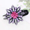 Rhinestone Flower Hair Claw - Yousweety