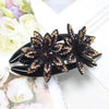 Rhinestone Flower Hair Claw - Yousweety