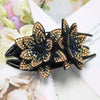 Rhinestone Flower Hair Claw - Yousweety