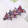 Rhinestone Flower Hair Claw - Yousweety