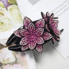 Rhinestone Flower Hair Claw - Yousweety