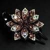 Rhinestone Flower Hair Claw - Yousweety