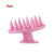 Silicone shampoo scalp and hair massager