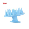 Silicone shampoo scalp and hair massager