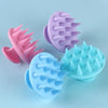 Silicone shampoo scalp and hair massager