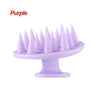 Silicone shampoo scalp and hair massager