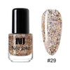 Solid Color Nail Polish Colorful Nail Sequins Long Lasting Varnish