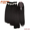 Straight Hair Bundles 7Pcs/Pack 16-20inch Hair Extension