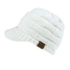 Women's Ribbed Knit Beanie Tail