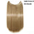 20 inches Long Heat Resistant Invisible Hairpiece