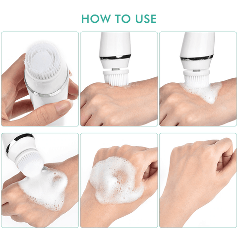 4-in-1 Facial Cleansing Brush Set - Yousweety