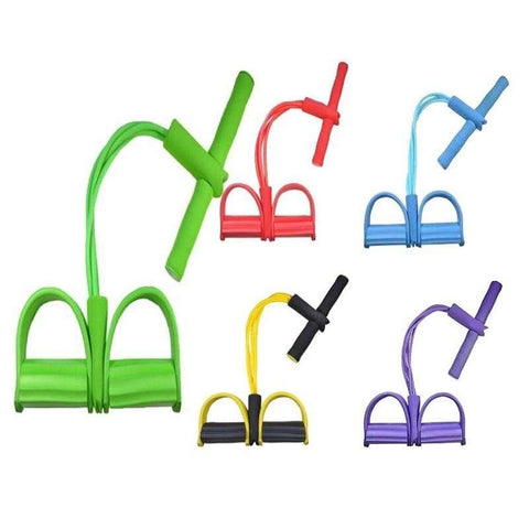 4 Tube Resistance Bands Home Fitness