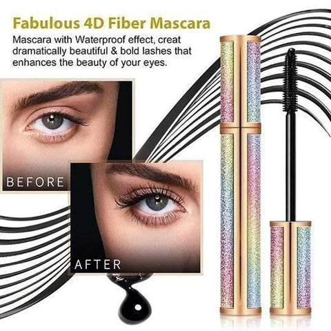 4D Vivid Galaxy Waterproof Silk Fiber Thick Lengthening Mascara - Yousweety