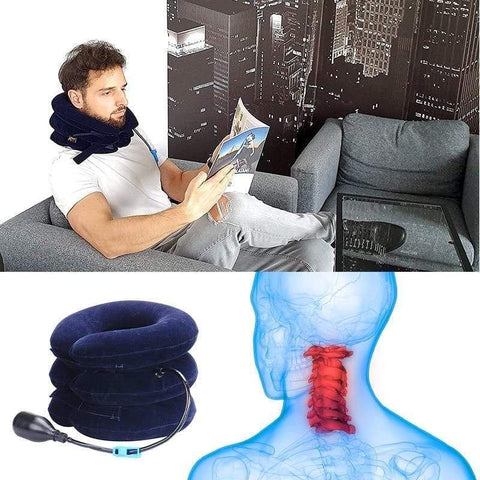 Air Inflatable Cervical Collar Neck Traction Support