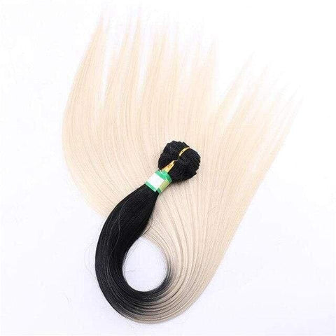 Black to Golden Straight Hair weave Bundle