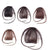 Clip Hairpiece Synthetic Bangs Hair Extension