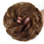 Human Hair Bun Extensions Brazilian Wavy Curly Messy Hairpiece Non-remy