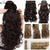 Long wavy Clip in One Piece Hair Extension