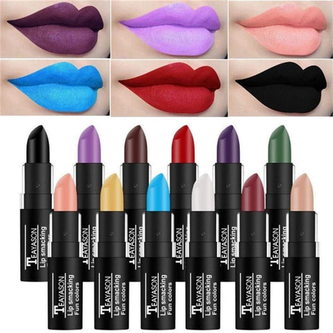 Luxury Halloween Party Lips Makeup Cosmetics Waterproof Velvet Matte Lipstick Long Lasting
