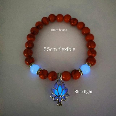 Natural Stone Bracelet Yoga Healing Luminous