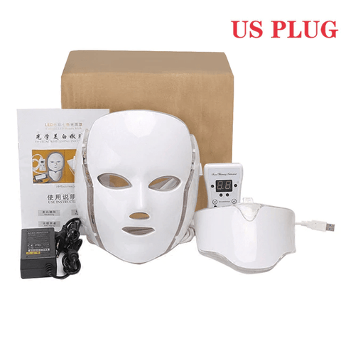 Professional LED Phototherapy Skin Rejuvenation Face and Neck Mask - Yousweety