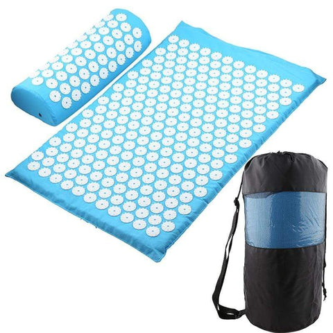 Yoga Acupuncture Mat Massage Relieve Stress Back Body Pain Spike Cushion